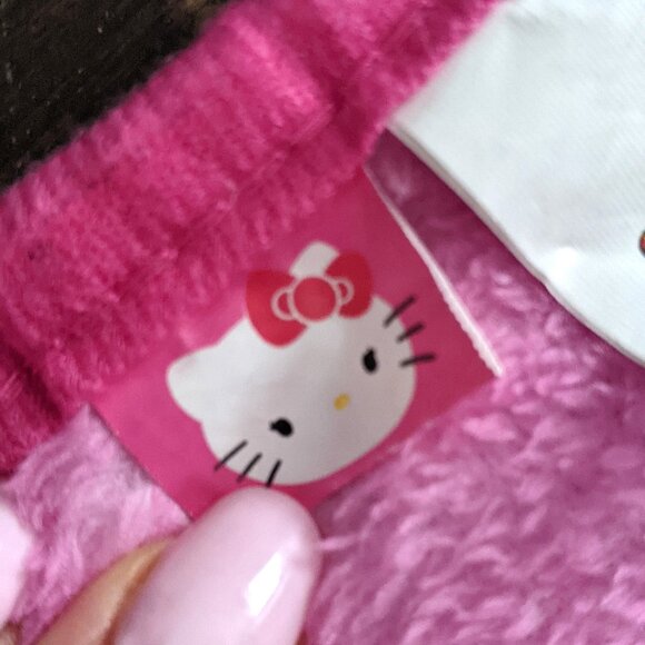 Hello Kitty Pink Plush Throw Blanket 46x60 Soft Fleece Kids Twin Bed Bedding Gif - Picture 5 of 5
